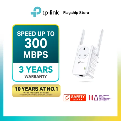 TP-LINK TL-WA860RE N300 Wireless WiFi Range Extender/booster/AP mode with Passthrough (Works with any router)