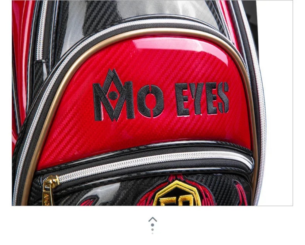 PGM MOO EYES Luxury Men's Golf Bag Standard Backpack Can 13pcs Clubs Waterproof Crystal Leather 3D Embroidered QB112 · v18