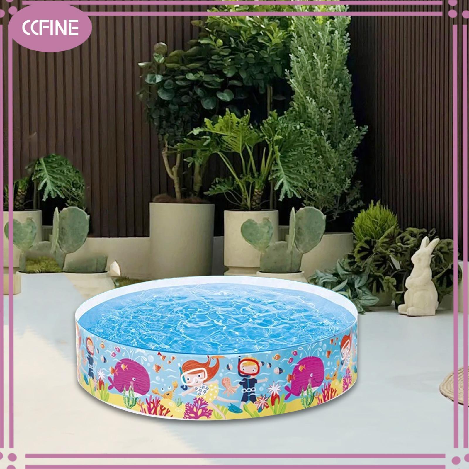 Ccfine có thể gập lại con chó hồ bơi chó con bồn tắm bể bơi đồ chơi cho trẻ em