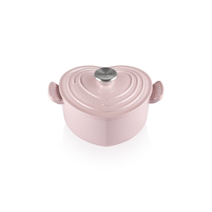 หม้อเหล็กหล่อทรงหัวใจ ขนาด 20CM สีชมพู TRADITION HEART COCOTTE 20CM CHIFFON PINK ราคา 9,880 บาท*ส่งฟรี