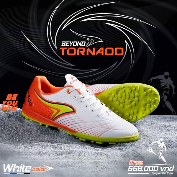 Beyono Tornado TF artificial turf soccer shoes, new model, good price