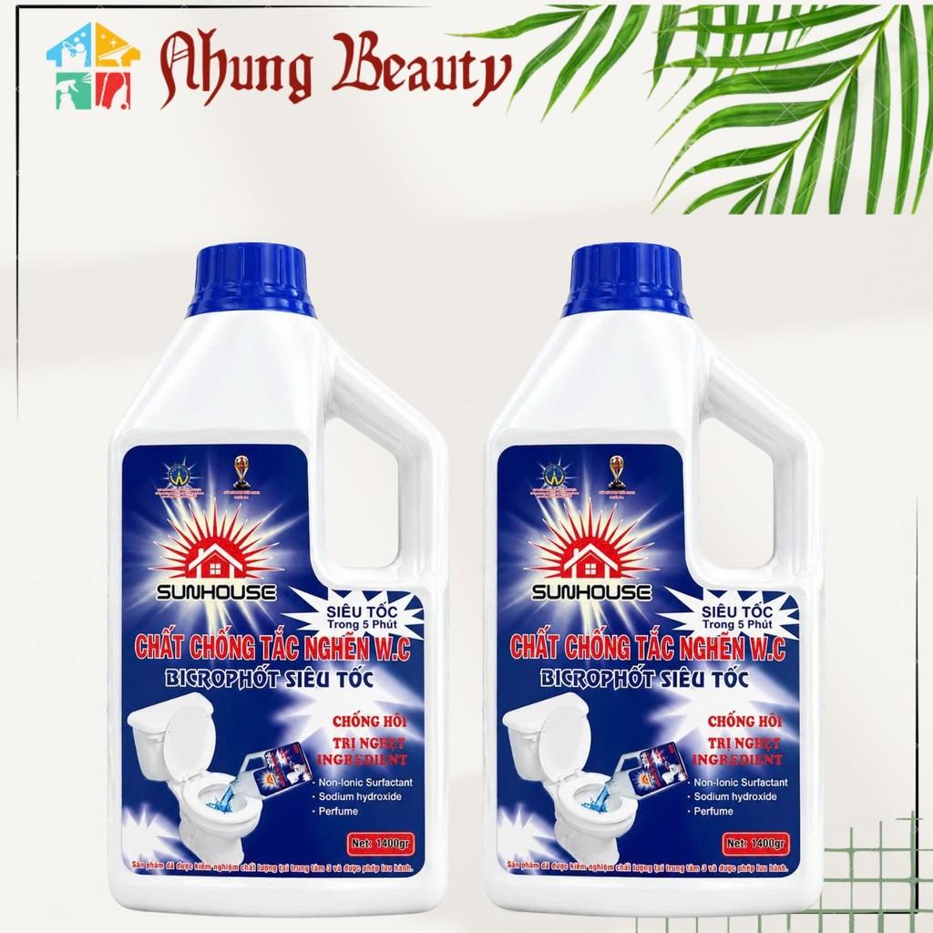 (Hỏa tốc) Chất Thông cống cầu SUNHOUSE 700ml/1400ml