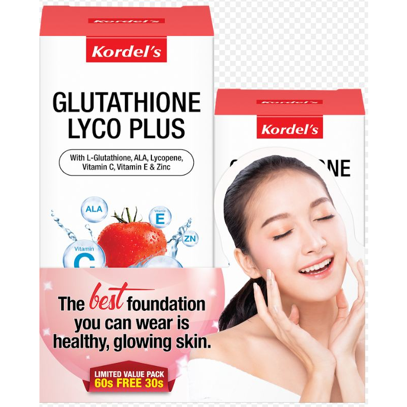 Kordel Glutathione Lyco Plus Capsules - Whitening & Hyperpigmentation Reduction