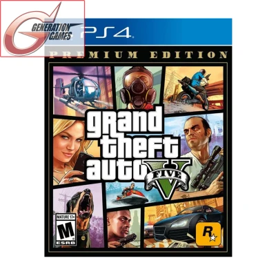 PS4 Grand Theft Auto V / GTA 5 Premium Edition (English)
