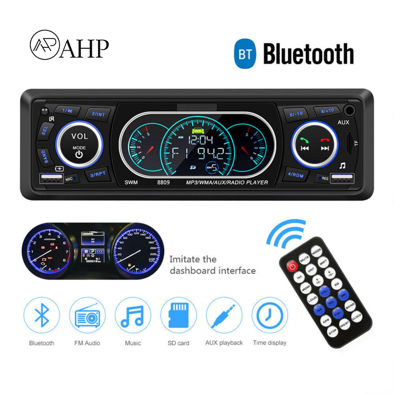 fansuq ready stock Car Radio Mp3 Player Bluetooth-compatible Hands