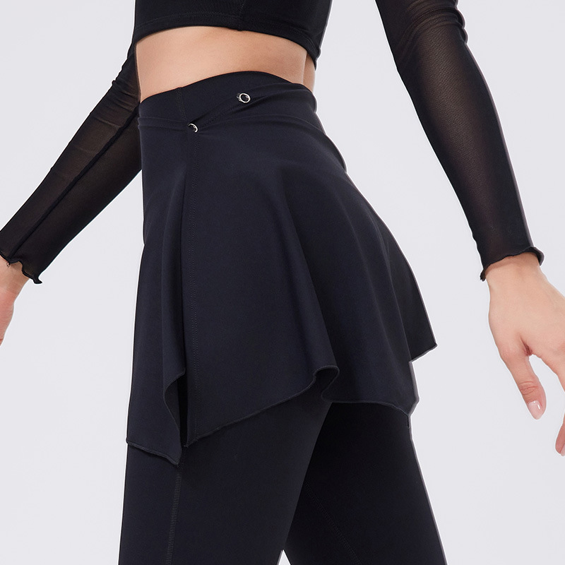 Yoga Pants Cover Skirt Women's Running One-piece Butt Curtain Wear Outside Fitness Sports Short Skirt Fitness Training Cover Buttocks - 6
