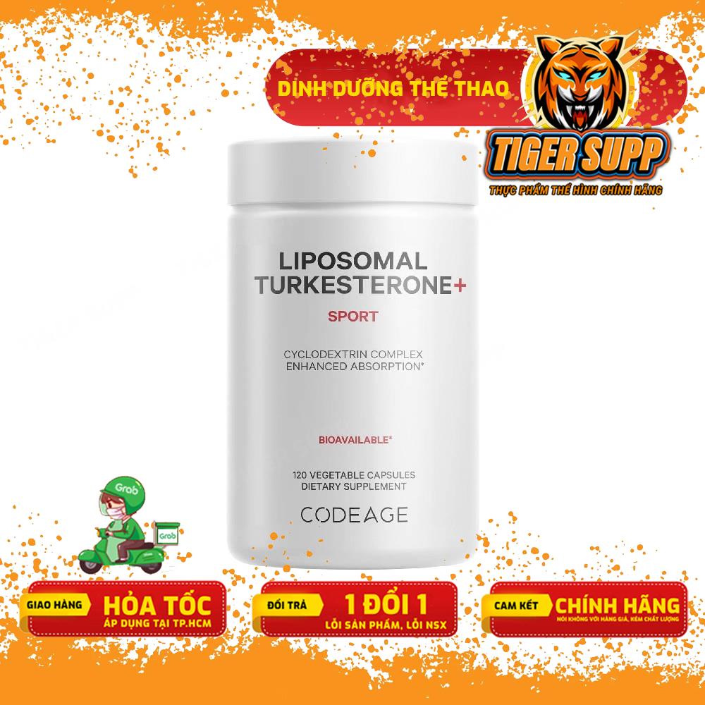 Codegae Liposomal Turkesterone+ 120 Viên – Hỗ Trợ Sức Mạnh Cơ Bắp