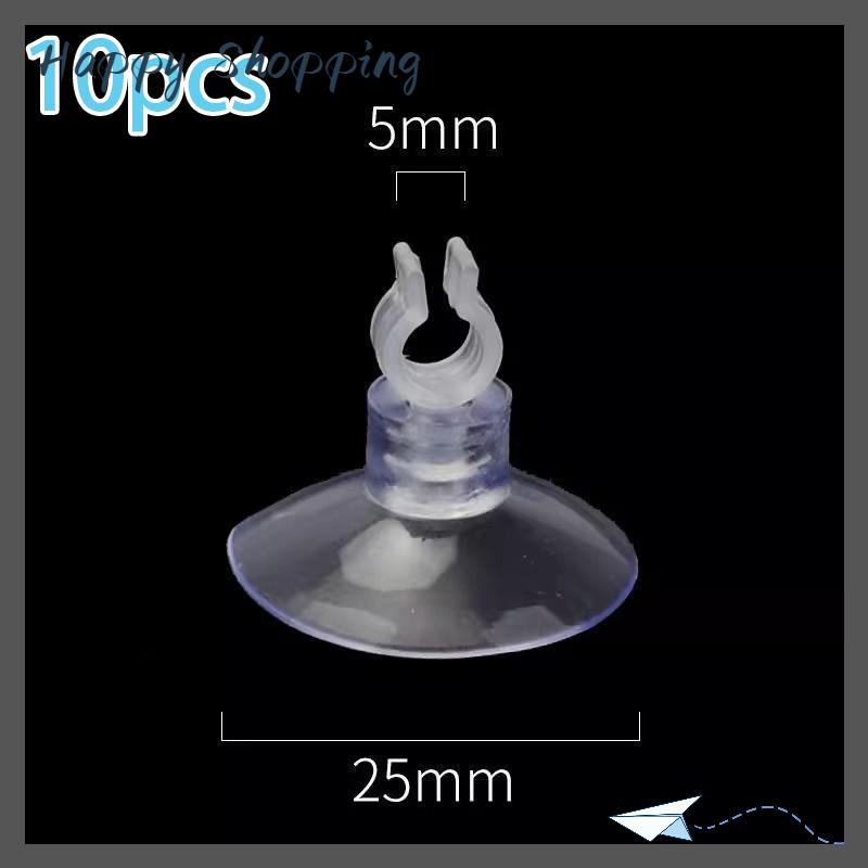 [THS Store] COD 10 chiếc cốc hút bể cá ống hút bơm oxy bể cá ống hút cố định ống khí kẹp cố định ống hút nhiệt kế - 3