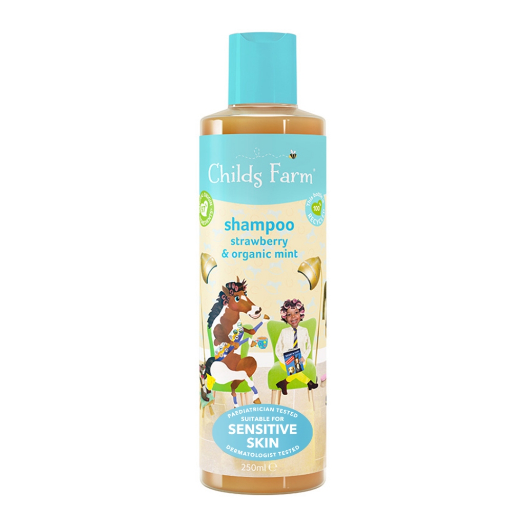 Childs Farm Tangle Taming Shampoo/Conditioner - Strawberry & Mint (250ml)