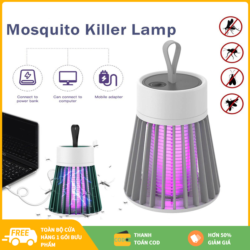[Vận chuyển miễn phí]Đèn diệt muỗi nhỏ gọn Electric Pro, Đèn bắt muỗi điện quang không dây diệt muỗi trong nhà, ngoài trời, Máy diệt côn trùng sạc USB Công nghệ Châu Âu