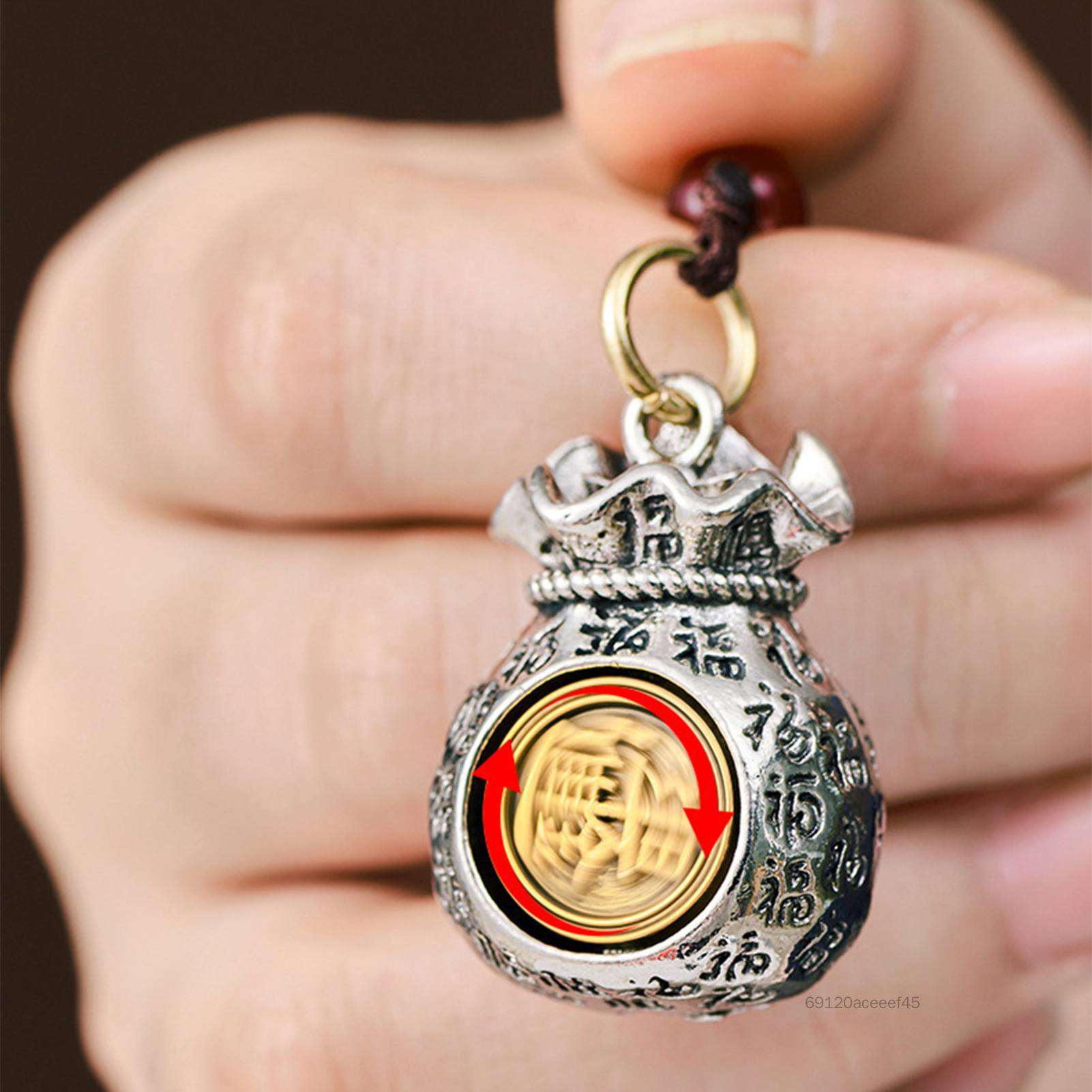Mười hai hoàng đạo Thần của túi giàu có mặt dây chuyền túi may mắn cho bữa tối ngày lễ chụp SGHS-VN - 3