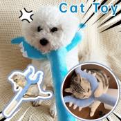 Interactive Plush Cat Teaser Stick - 70cm Cat Toy