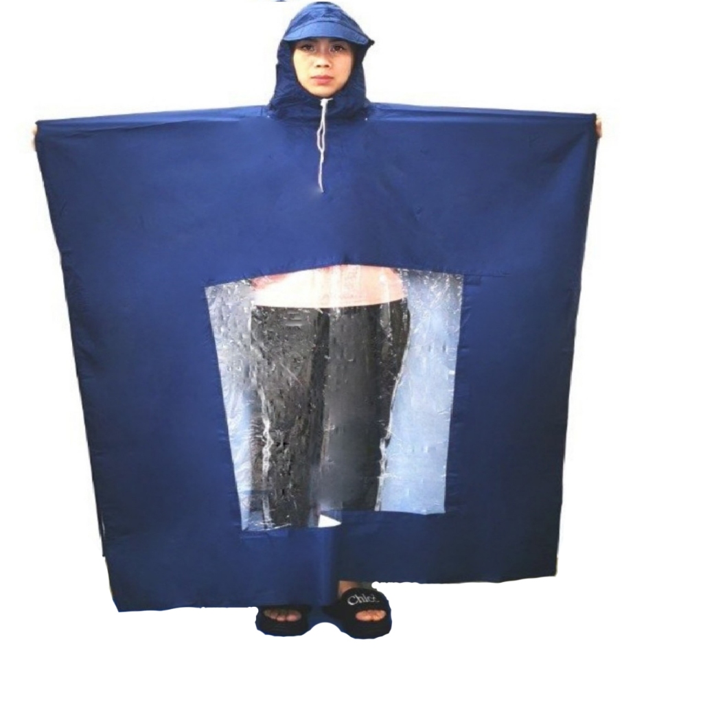 Áo mưa CHOÀNG ĐẠI BIG SIZE cỡ lớn khổ vuông vải dù tổ ong dai bền đẹp