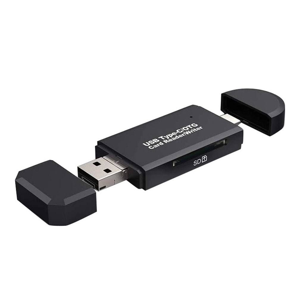 3 trong 1 loại đa dụng C Micro-USB OTG Đầu đọc thẻ nhớ TF tốc độ cao