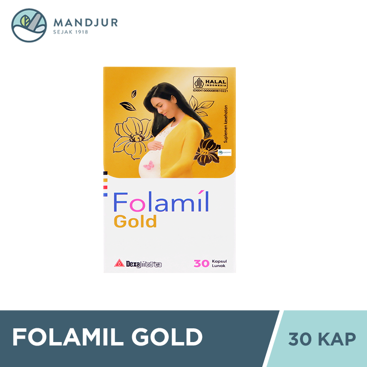 Folamil Gold - Suplemen Khusus Ibu Hamil Tinggi Akan Kandungan DHA