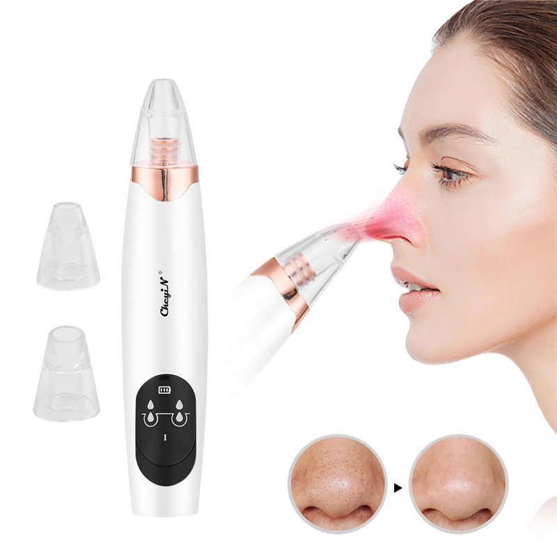 Buy CkeyiN 3 In 1 Vacuum Suction Blackhead Remover Kit, Facial Pore Cleanser Electric Acne Comedone Extractor, USB Rechargeable Singapore