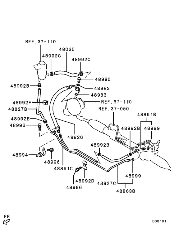 Power Canister Pipe Mitsubishi Triton 2005-2015 Pajero Sport 2008-2015 4D56 2.5 4g64 2.4 Gasoline ราคา 170 บาท*ส่งฟรี