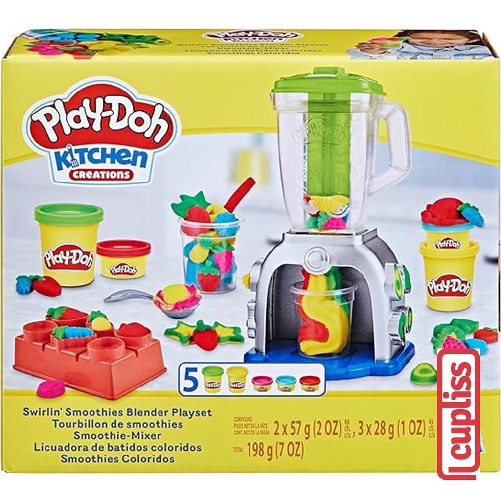 Play Doh Kitchen Creations Swirlin Smoothies Blender Hasbro F9142 Playdoh