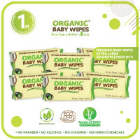 ORGANIC BABY WIPES 50s EXTRA LARGE PACK OF 6