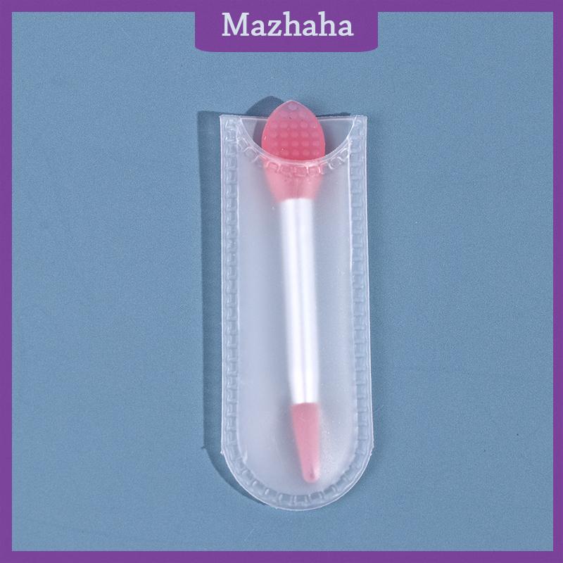 Mazhaha 1 cây cọ môi silicon Hai đầu Mini dụng cụ làm đẹp - 8