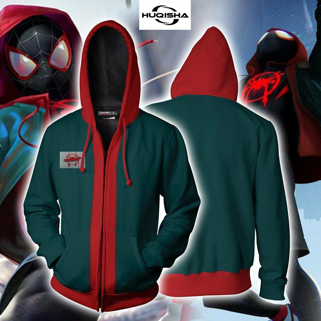 VVlight Spider Man Miles Morales Cosplay Costume 4 À 5 Ans Body Enf