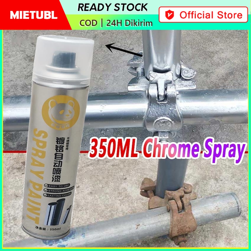 350 ML cat semprot Chrome Sapporo SPRAY Chrome / Crome / krom - - Spray Chrome Paint Anti Karat Warna Stainless Harga 25,000 Ringgit*Penghantaran Percuma