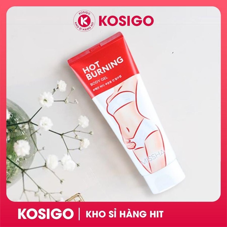 Kem tan mỡ bụng mỡ đùi missha hot burning body ɡel 200ml hàn quốc