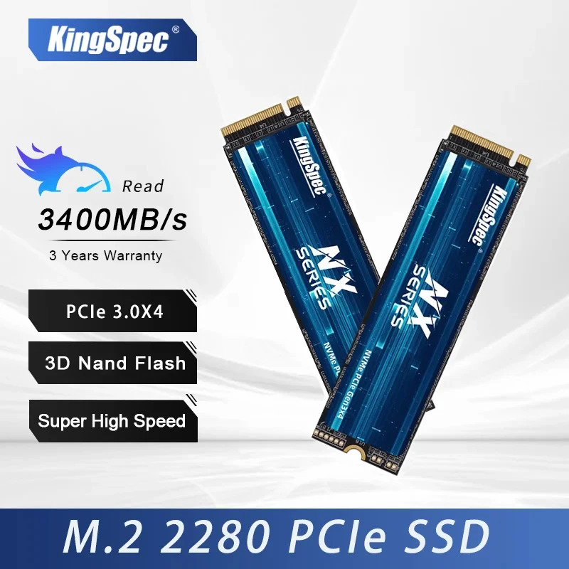 Kingspec NVMe M2 SSD 512GB 128GB 256GB nội bộ ổ đĩa trạng thái rắn NVMe PCIe 3.0 1TB 2TB Đĩa cứng cho máy tính để bàn HP X99 X79 lptop