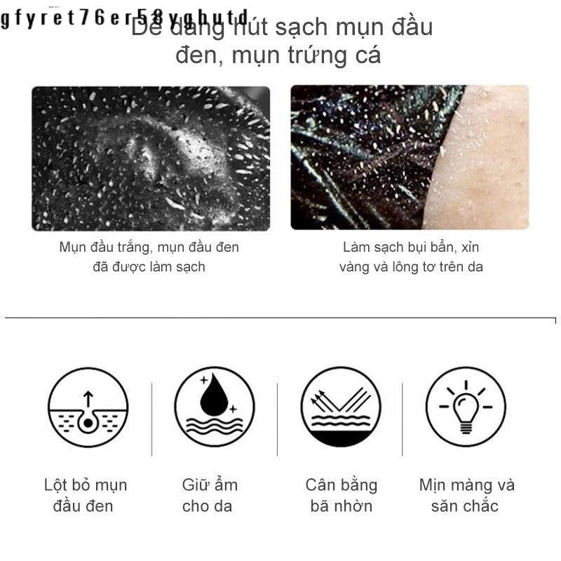Mặt nạ lột mụn đầu đen 60ml Mặt nạ mụn trắng da Tẩy tế bào chết da mặt Lột mụn đầu đen mũi Miễn phí vận chuyển Hàng mới Khuyến mãi Bảo hành chính hãng Sản phẩm chất lượng cao Dinh dưỡng cho da Mềm mịn và sáng khỏe