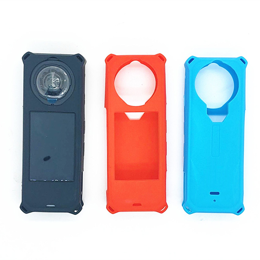 Camera Thể Thao Silicone bảo vệ bìa chống rơi dây buộc trường hợp nắp đậy ống kính cho insta360 X5 Phụ Kiện máy ảnh