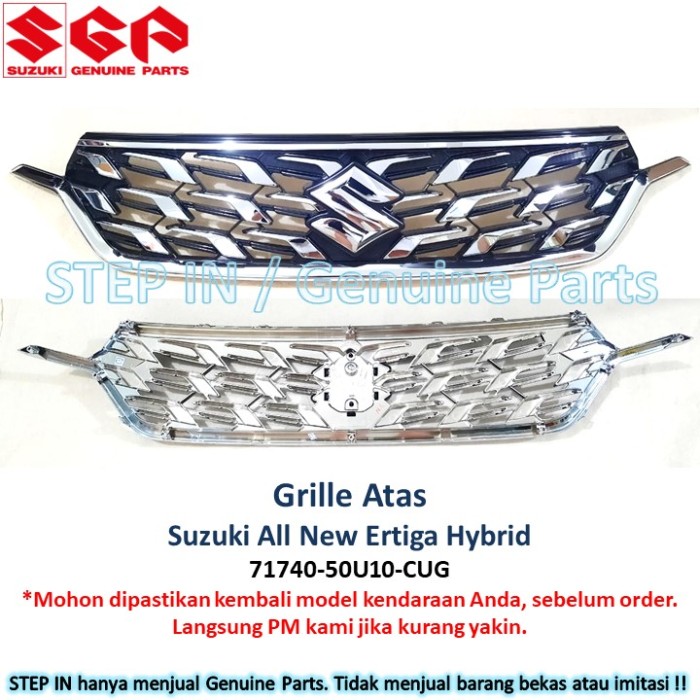 GRILLE ATAS ALL NEW ERTIGA HYBRID GRILL 2019 2020 2021 2022 2023 SGP BARU -SPAREPARTVIN Harga 1,329,000 rupiah*Gratis Ongkir