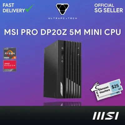 [Free Delivery] MSI PRO DP20Z 5M-028SG Mini Desktop PC (Ryzen 5 5600G/8GB/Radeon Graphics/W10/3Y)