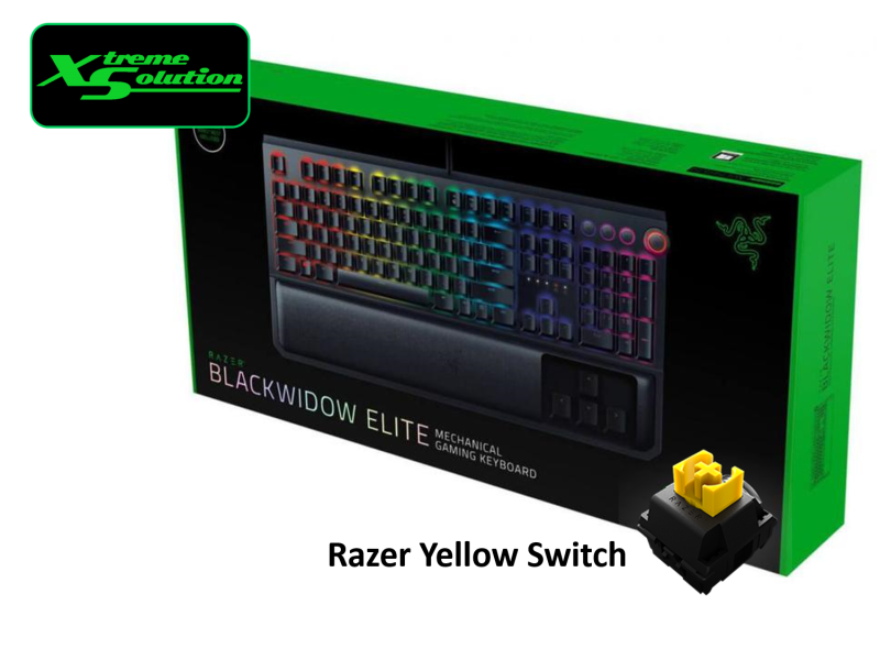Razer Blackwidow Elite (Razer Green/Orange/Yellow Switches) Singapore
