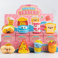 SKISOPGO  COD สกุชชี่ อาหารน่ารัก 12pcs Sugar squishy toy ฟื้นตัวช้า ช่วยคลายเครียด มีหลายแบบให้เลือก