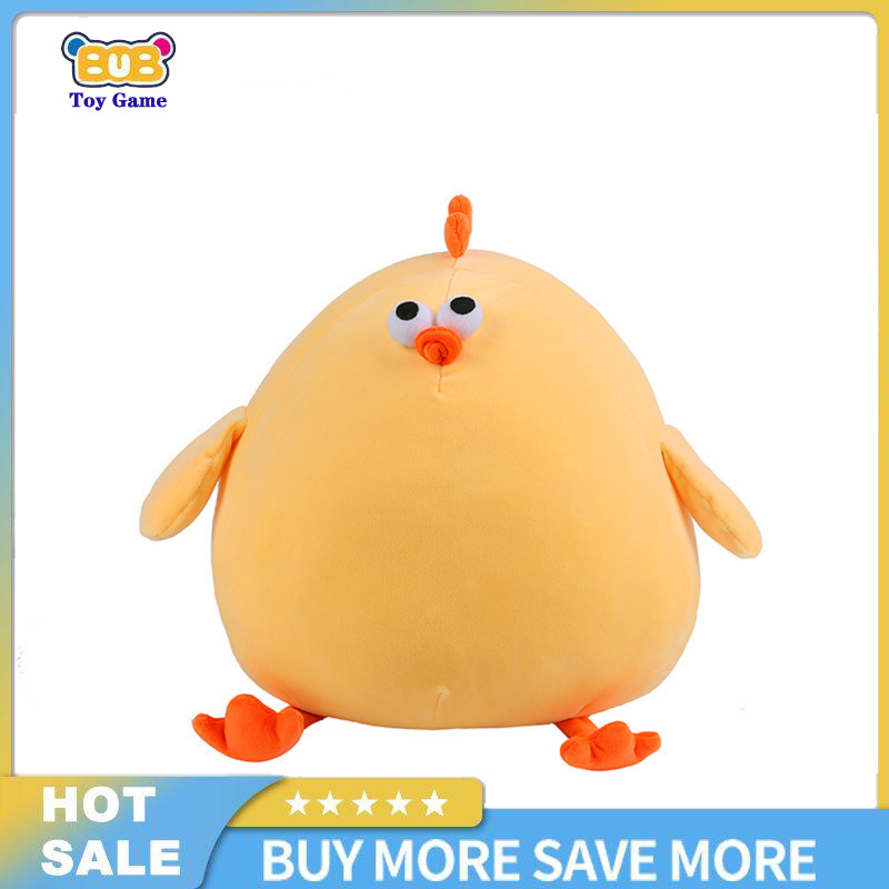 TOYS Yellow Chick Plush Doll Soft Stuffed Cute Cartoon Animal Soothing
