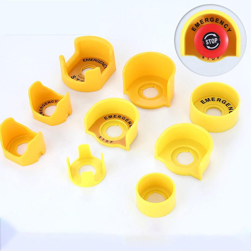 【SDJZT Tools】 Nắp bảo vệ nút nhấn 22mm nắp bảo vệ phụ kiện dừng khẩn cấp cho thang máy chống mất tích Vòng cảnh báo tròn