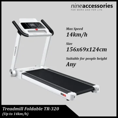 Treadmill Foldable TR-320 | Up to 14km/h | Running Machine Home Gym