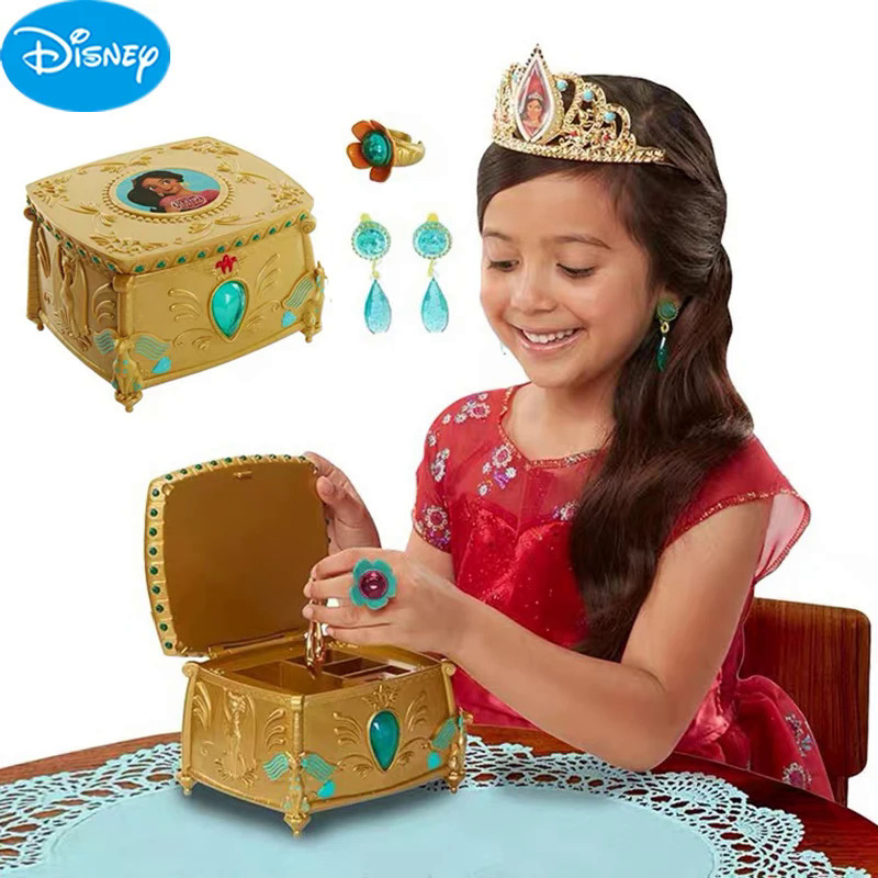 Diseny animasi kartun Toy Princess Elena Music bercahaya perhiasan hiasan