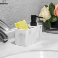 Studyset Trong Kho 2 Trong 1 Nhà Bếp Hộp đựng xà phòng Chai đựng nước rửa tay Organizer Với Miếng Bọt Biển Chủ phụ kiện phòng tắm nhà bếp