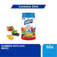 SCOTTS DHA Omega 3 Gummies Assorted Brain Support 60S