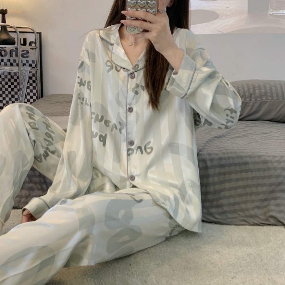 Áo thun nữ họa tiết chữ sọc size L 95-115 🔥lzb038🔥