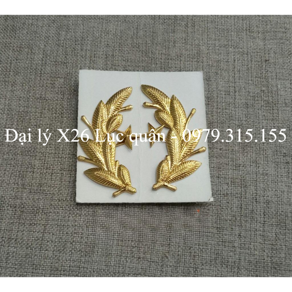 Cành tùng bông lúa ve áo hàng chuẩn lᴏại 1