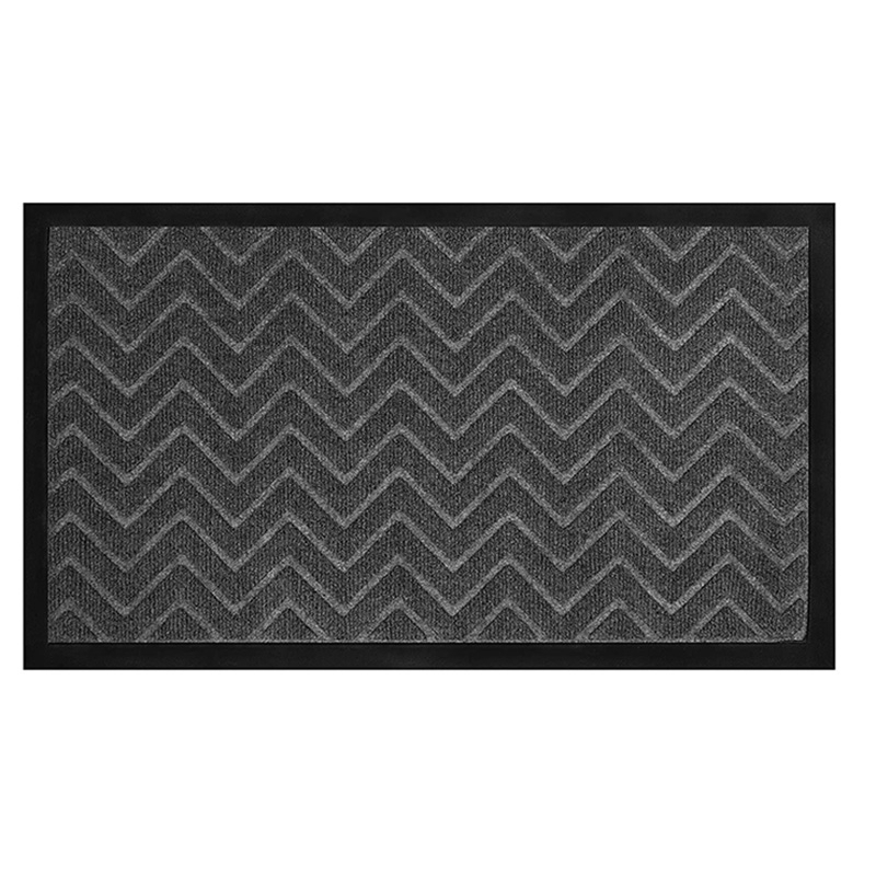 Indoor Outdoor Doormat with Latex Backing, Entryway Welcome Mats, Low-Profile Inside Front Door Mat Non Slip