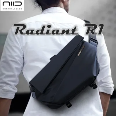 NIID R1 Radiant Urban Sling Bag - Quick Access, Expandable, Multipurpose Waterproof Sling or Shoulder Crossbody Bag for Working and Travel
