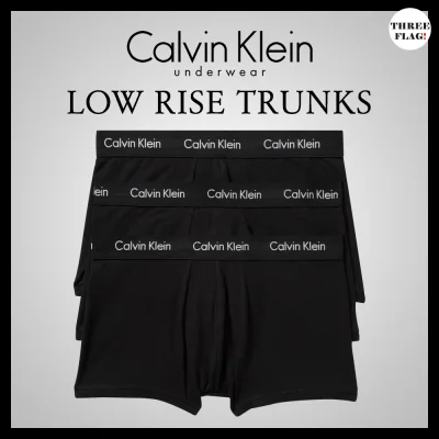 Calvin Klein Men's Cotton Stretch Multipack Low Rise Trunks - S, M, L, XL
