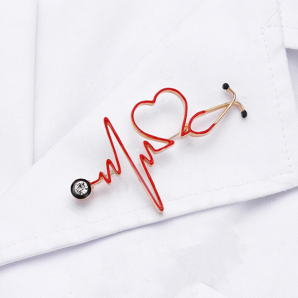 Red Red Hanreshe Medicine Stethoscope Heart