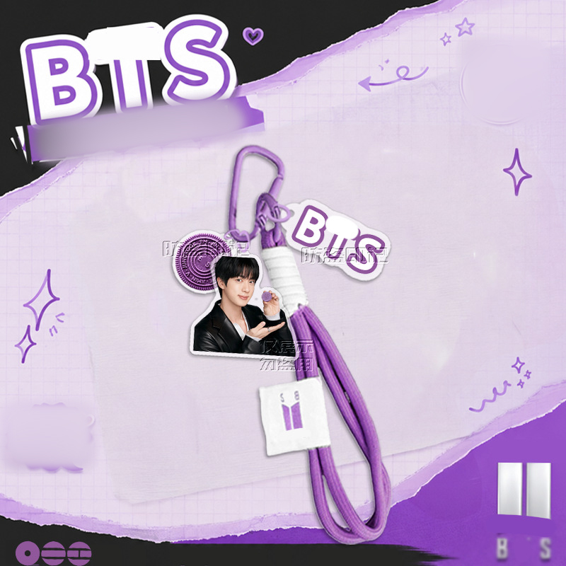 clu BTS Acrylic Keychain BTS x OREO Hotteok J-HOPE JIMIN Pendant For Backpacks Bag Keys ulc