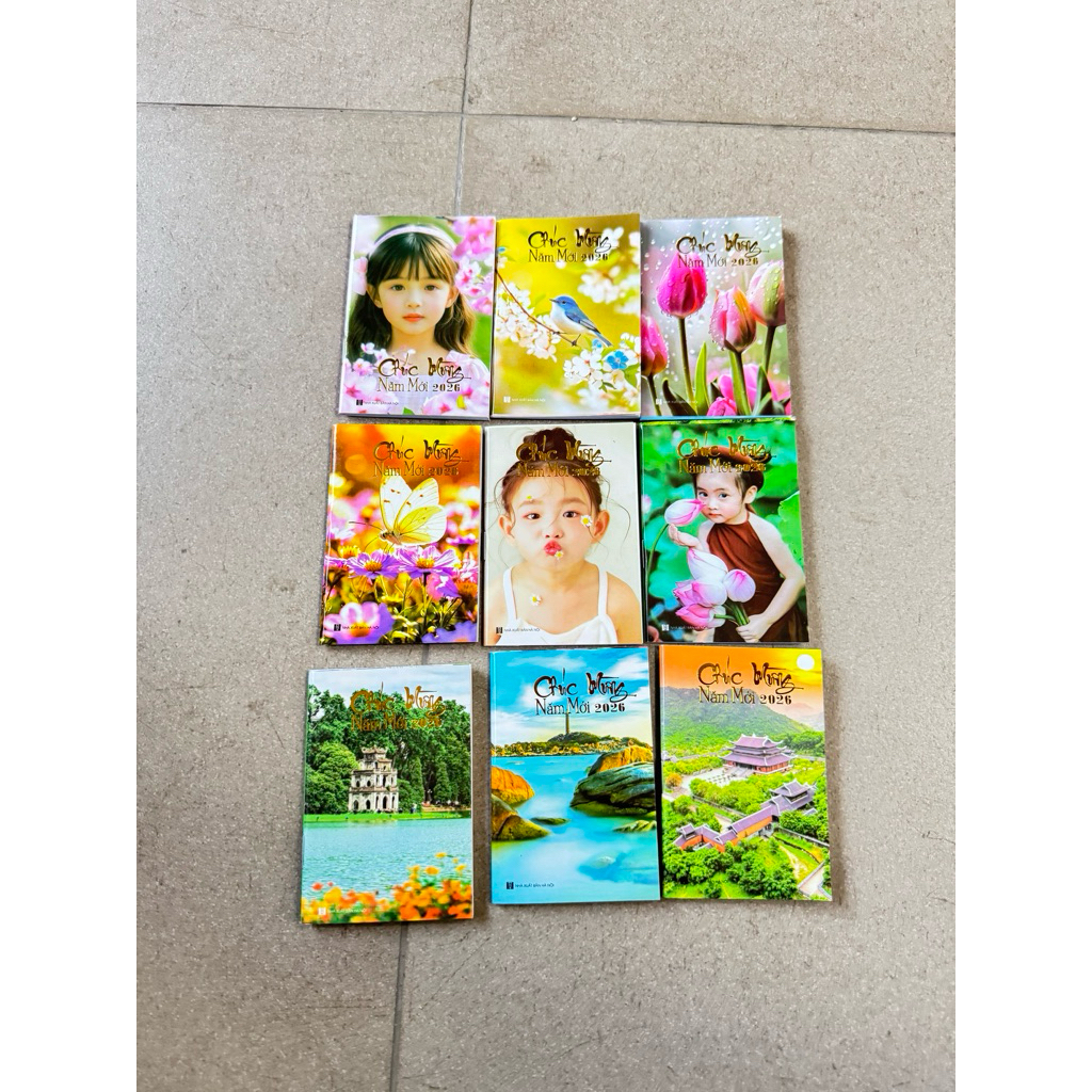 Lịch bỏ túi mini 2026 Bính Ngọ Mẫu Random Combo 3 Quyển vs Combo 5 Quyển