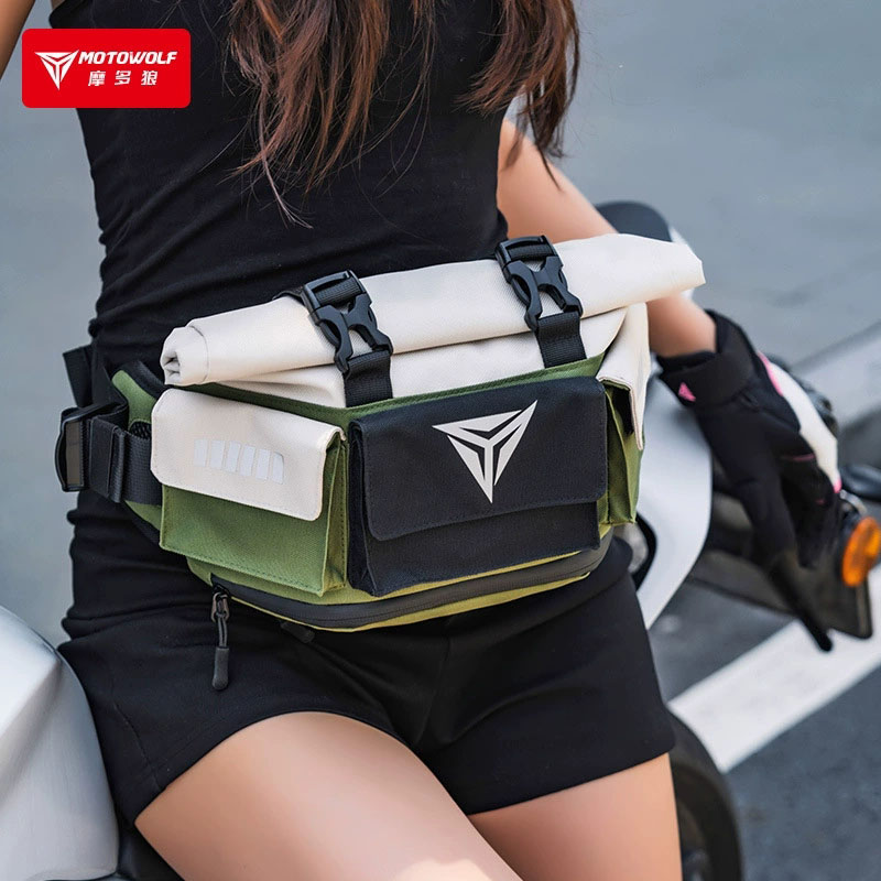 Túi đeo ngang hông không thấm nước Túi đi xe máy túi đeo vai nam phụ nữ Ba Lô Ngực cho phụ kiện xe máy xe máy