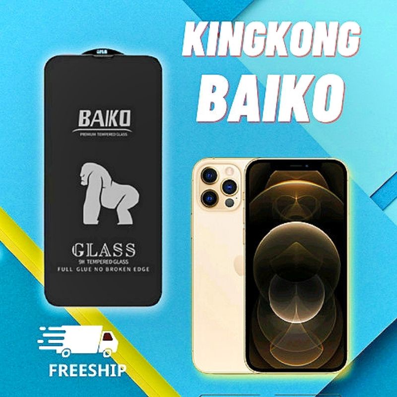 FULL MÃ KÍNH CƯỜNG LỰC Kingkong Baiko chính hãng CHỐNG BỤI MÀNG LOA dành